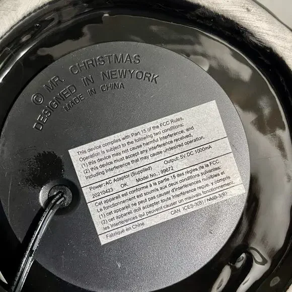 Mr Halloween Haunted Tree Ceramic Black 14" Pumpkin LED Lighted Mr Christmas - Picture 10 of 10